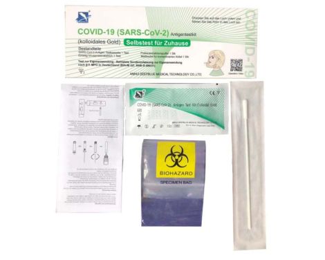 TEST NASAL ANTIGENOS AUTODIAGNOSTICO SARS-COV-2 ANHUI DEEPBLUE (DEVELOPING BUSINESS TRADING) 1 T