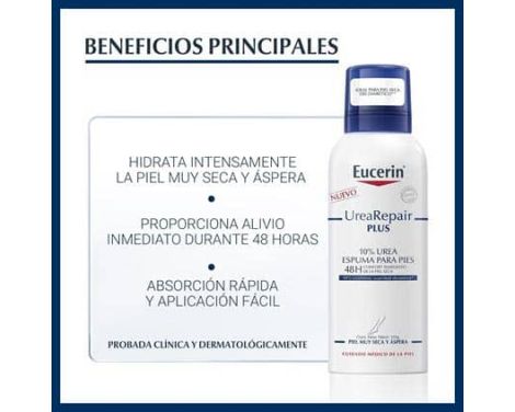 Comprar Eucerin UreaRepair Plus Espuma Para Pies 10% Urea 150ml