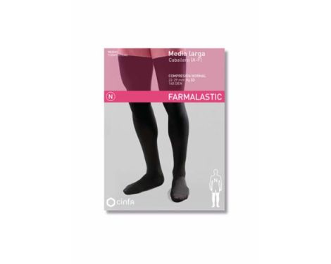 Farmalastic-media-larga-caballero-compresión-normal-Talla-Grande-0