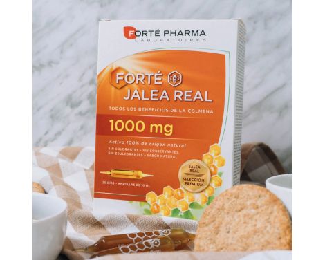 Para qué sirve Forte Pharma Forte Jalea Real 1000mg 20 Ampollas 10ml