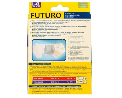Comprar Futuro Faja Lumbar Estabilizadora T-L/Xl