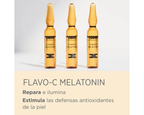 Para qué sirve Isdin Isdinceutics Flavo-C Melatonin 30 Uds. 2ml