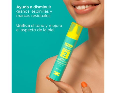 Para qué sirve Isdin Teen Skin Acniben Night Concentrate Anti-Imperfecciones Serum 27ml