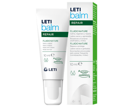 Leti Bálsamo Reparador Fluido Nature Reparador Nariz Y Labios 10ml