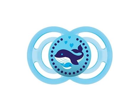 MAM Chupete Perfect Silicona Fisiológico Azul+6 M Chupetes