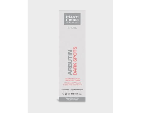 MartiDerm Shots Arbutin Dark Spots 20ml sin receta