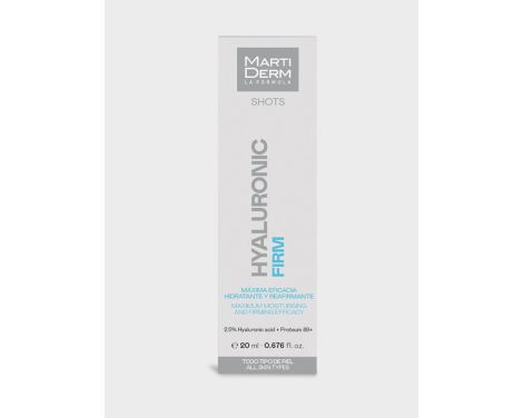 MartiDerm Shots Hyaluronic Firm 20ml sin receta