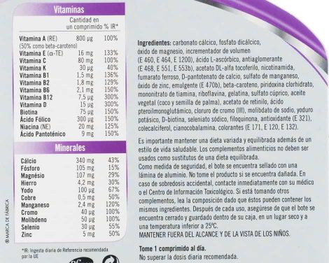 Comprar Multicentrum Mujer 50+  90 Comprimidos