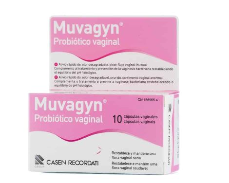 Muvagyn Probiótico Vaginal 10 Cápsulas Íntima