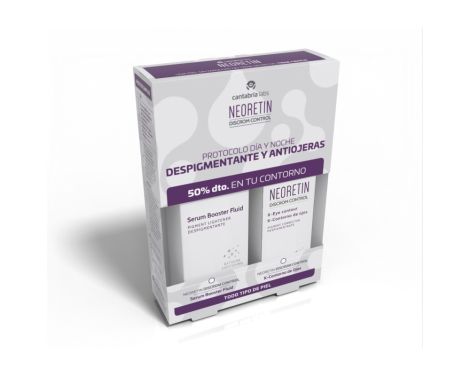 Neoretin-Discrom-Pack-Control-Srum-Booster-Fluid-30ml--Contorno-De-Ojos-15ml-50%-Dto-0