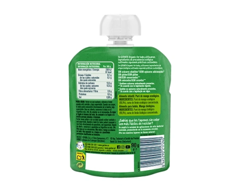 Comprar Nestlé Nutrition Gerber Bolsita Puré de Fruta Ecológica para Bebés de Mango 90g