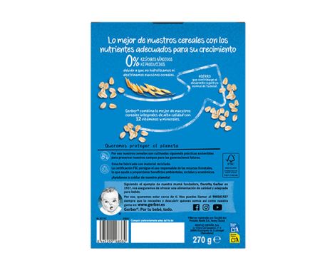 Nestlé Nutrition Gerber Papilla Multicereales Frutas 270g sin receta