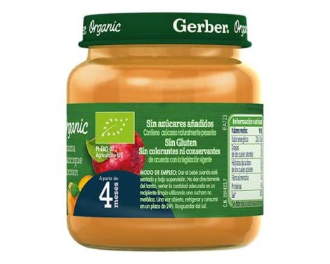Para qué sirve Nestlé Nutrition Tarrito Puré de Frutas Gerber Manzana, Albaricoque Y Melocotón 125g