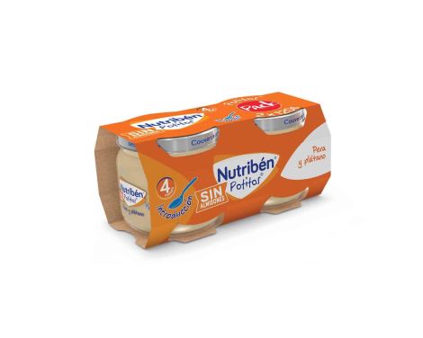 Nutriben-Potitos-Pera-Y-Plátano-Bipack-Sin-Almidones-120g-0