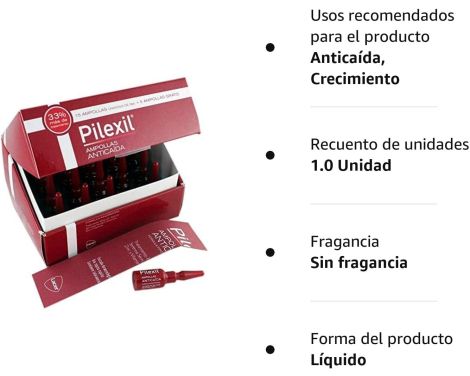 Comprar Pilexil Forte Anticaída Ampollas 15 Ampollas 5ml