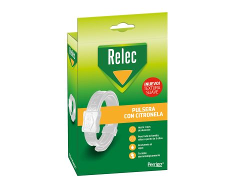 Relec Pulsera Antimosquitos Con Citronela Blanca 1 ud