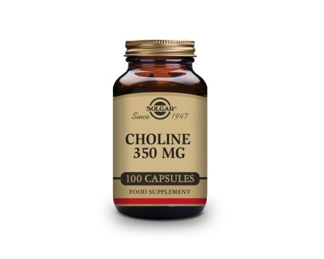 Solgar-Colina-350mg-100-Cápsulas-Vegetales-0