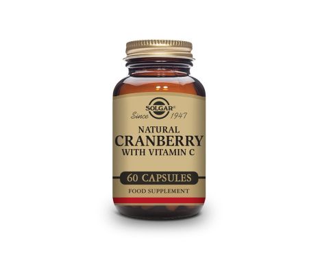 Solgar Cranberry Arándano Rojo con Vitamina C 60 Cápsulas Vegetales