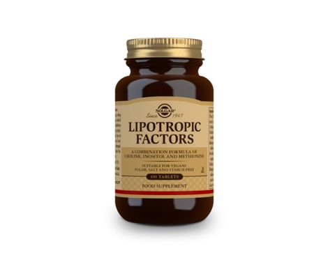 Solgar Factores Lipotrópicos 100 Comprimidos sin receta