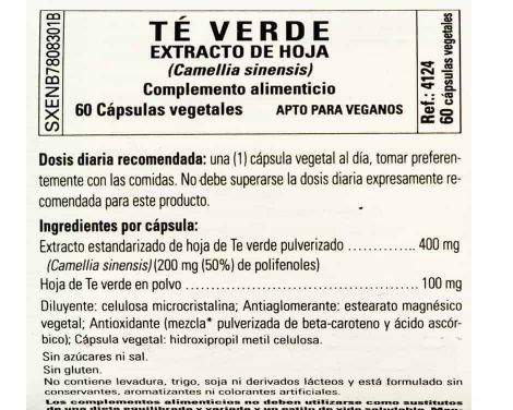 Comprar Solgar Te Verde -Hoja- 60 Vegicaps