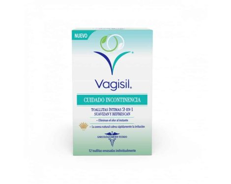 Comprar Vagisil Cuidado Incontinencia Toallitas Íntimas 2 En 1 12uds