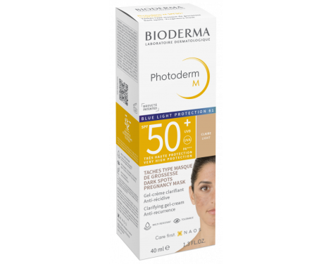 Para qué sirve Bioderma Photoderm M SPF50+ Teinte Claire 40ml