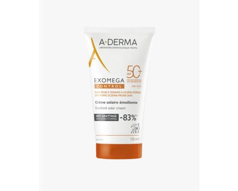 A-Derma Exomega Control Crema Solar Emoliente SPF50+ 150ml