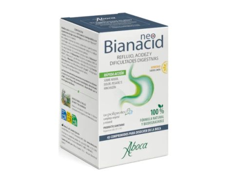 Aboca Neobianacid 45 Comprimidos Sabor Limón