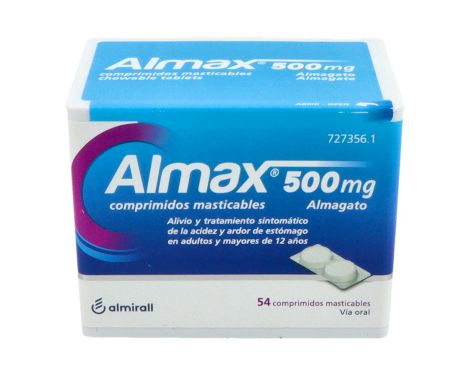 Almax 500mg 54 Comprimidos Masticables