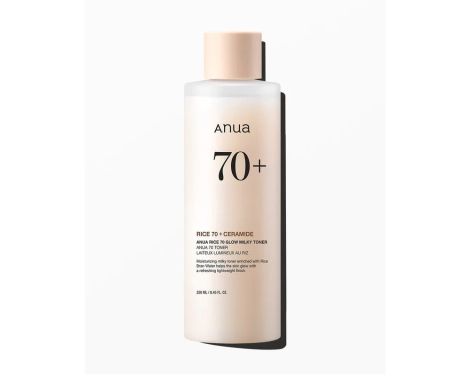 Anua Rice 70+ Ceramide Glow Milky Tónico 250ml