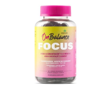Aquilea On Balance Focus Sabor Cereza 60 Gummies