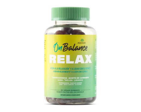 Aquilea On Balance Relax Sabor Frutos del Bosque 60 Gummies