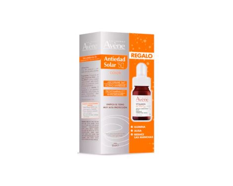 Avène Solar Antiedad con Color SPF50+ 50ml + Sérum Vitamin Cg de Regalo