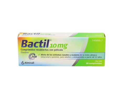 Bactil 10mg 20 Comprimidos Recubiertos