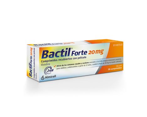 Bactil Forte 20mg 20 Comprimidos Recubiertos