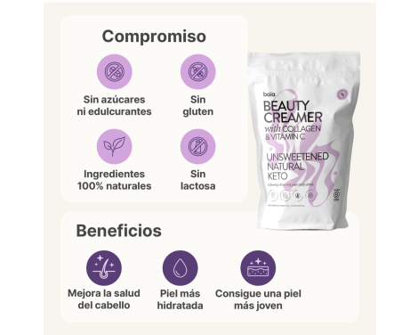Para qué sirve Baia Beauty Creamer 300g