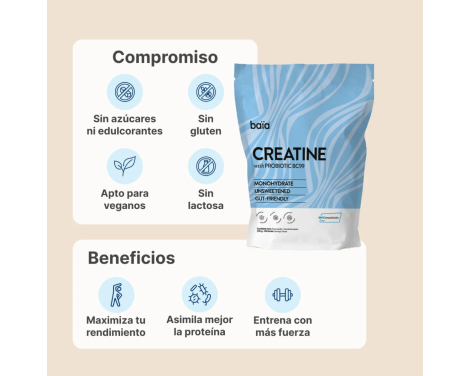 Comprar Baia Food Creatine Probiotic BC99 210g