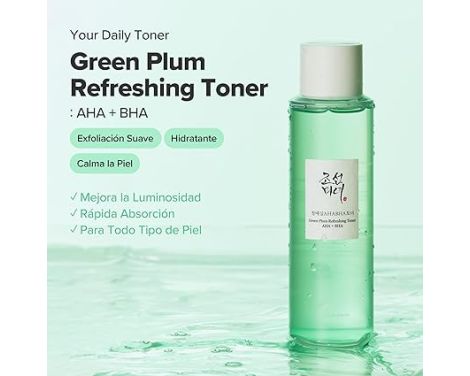 Para qué sirve Beauty Of Joseon Green Plum Refreshing Toner AHA+BHA 150ml