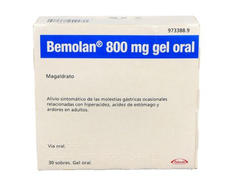 Bemolan 800mg 30 Sobres