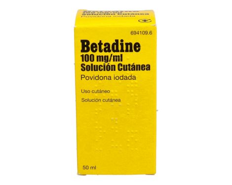 Betadine 100 ml/ml Solución Cutánea 1 Frasco 50ml
