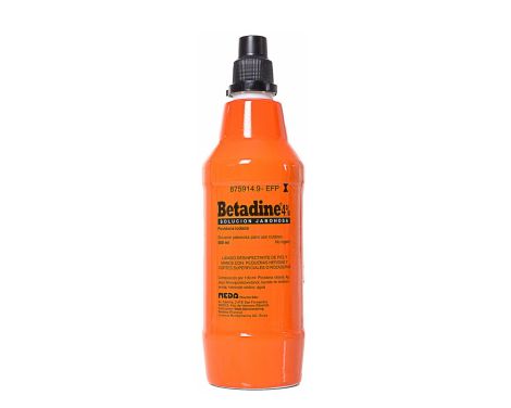 Betadine Jabonoso 40mg/ml Solución Cutánea 500ml