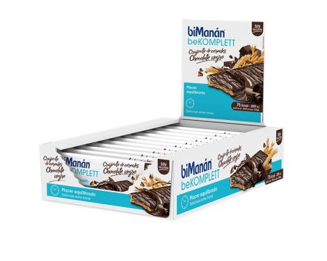 Bimanán Bekomplett Barritas Crujiente Cereales Chocolate Negro 1 ud 17g 