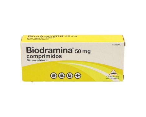 Biodramina 50 Mg 4 Comprimidos