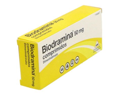 Comprar Biodramina 50 Mg 4 Comprimidos