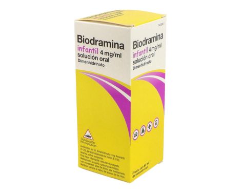 Comprar Biodramina Infantil 4 Mg/Ml Solución Oral 1 Frasco 60 Ml
