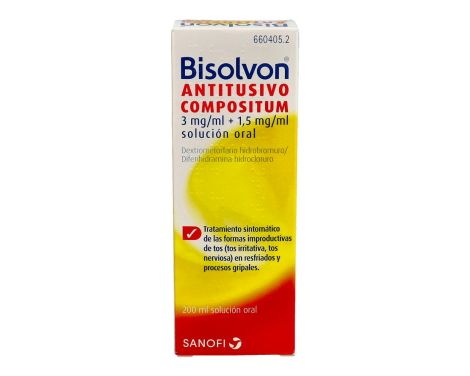 Bisolvon Antitusivo Compositum 3 ml/ml + 1,5 ml/ml 1 Frasco 200ml