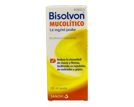 Bisolvon Mucolítico 1,6 ml/ml Jarabe 200ml