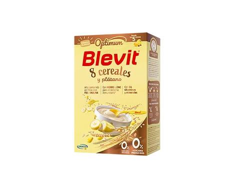 Blevit Optimum 8 Cereales y Plátano 250g