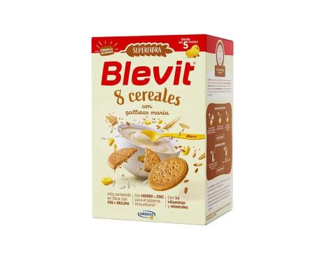 Blevit Superfibra 8 Cereales con Galletas María 500g