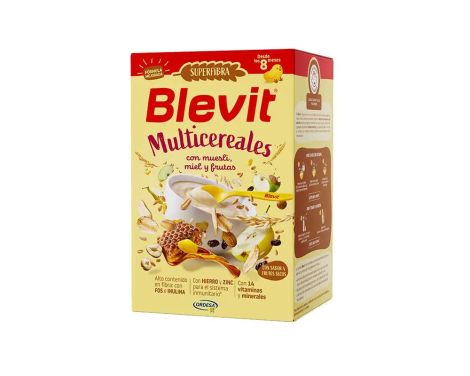 Blevit Superfibra Multicereales con Muesli, Miel y Frutas 500g